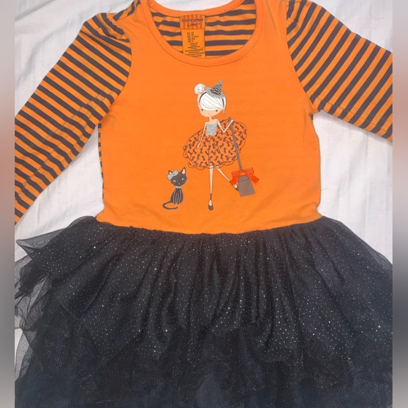 Toddler Girls 5T Halloween Chic Tulle Dress - Picture 4 of 5